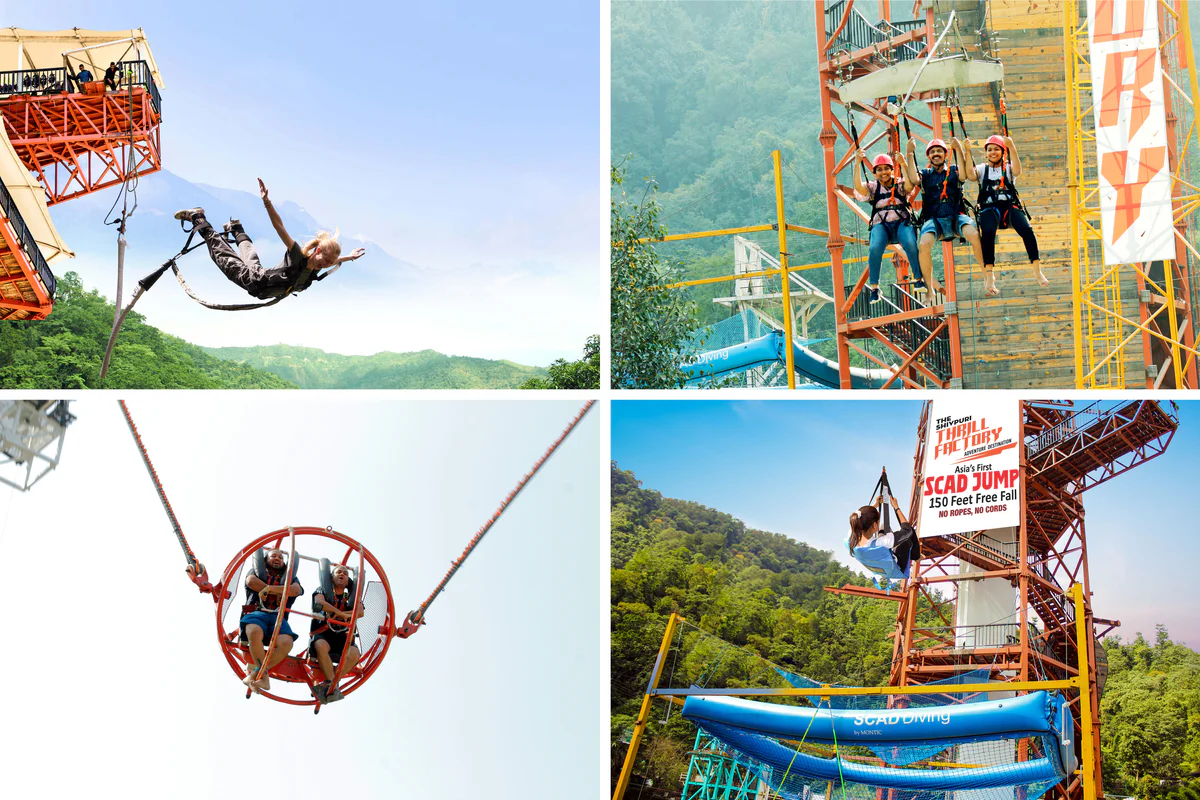 Normal Bungee Jump (55M) + SCAD Jump/Giant Swing/Reverse Bungee – Rishikesh — photo 1