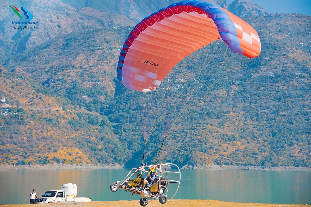 Paramotoring- Valley Expedition Flight (30–35 mins) – Rishikesh — photo 1