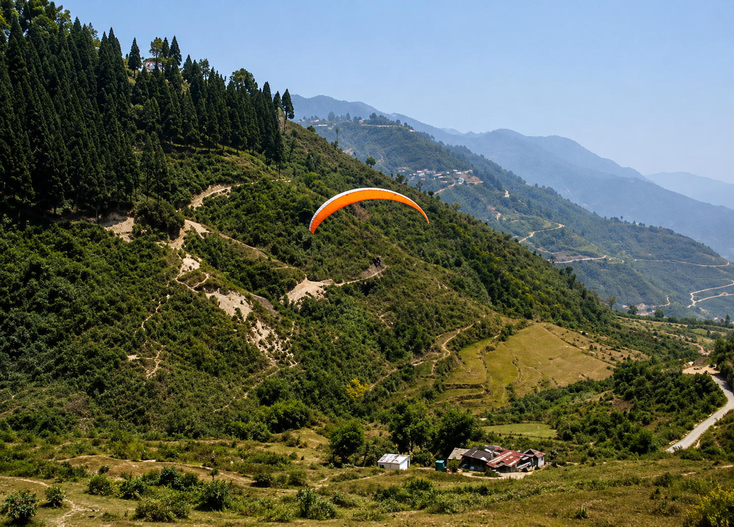 Paragliding (Short Fly: 1-3 Mins) – Mussoorie — photo 2