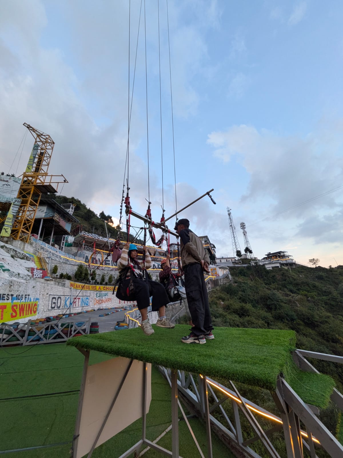 Giant Swing (105 Ft) – HighFly Adventure Park – Mussoorie — photo 4