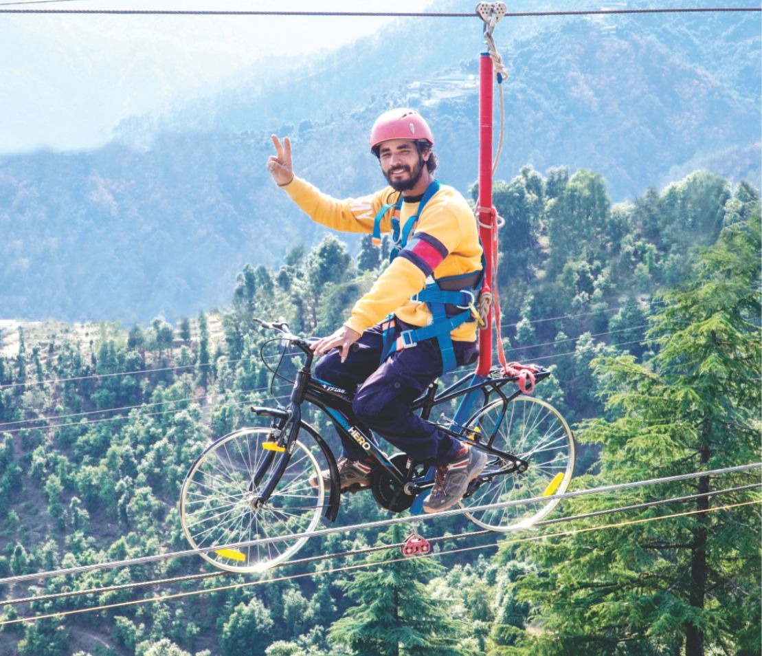 Sky Cycling – Kanatal Outdoor Adventure – Mussoorie — photo 1