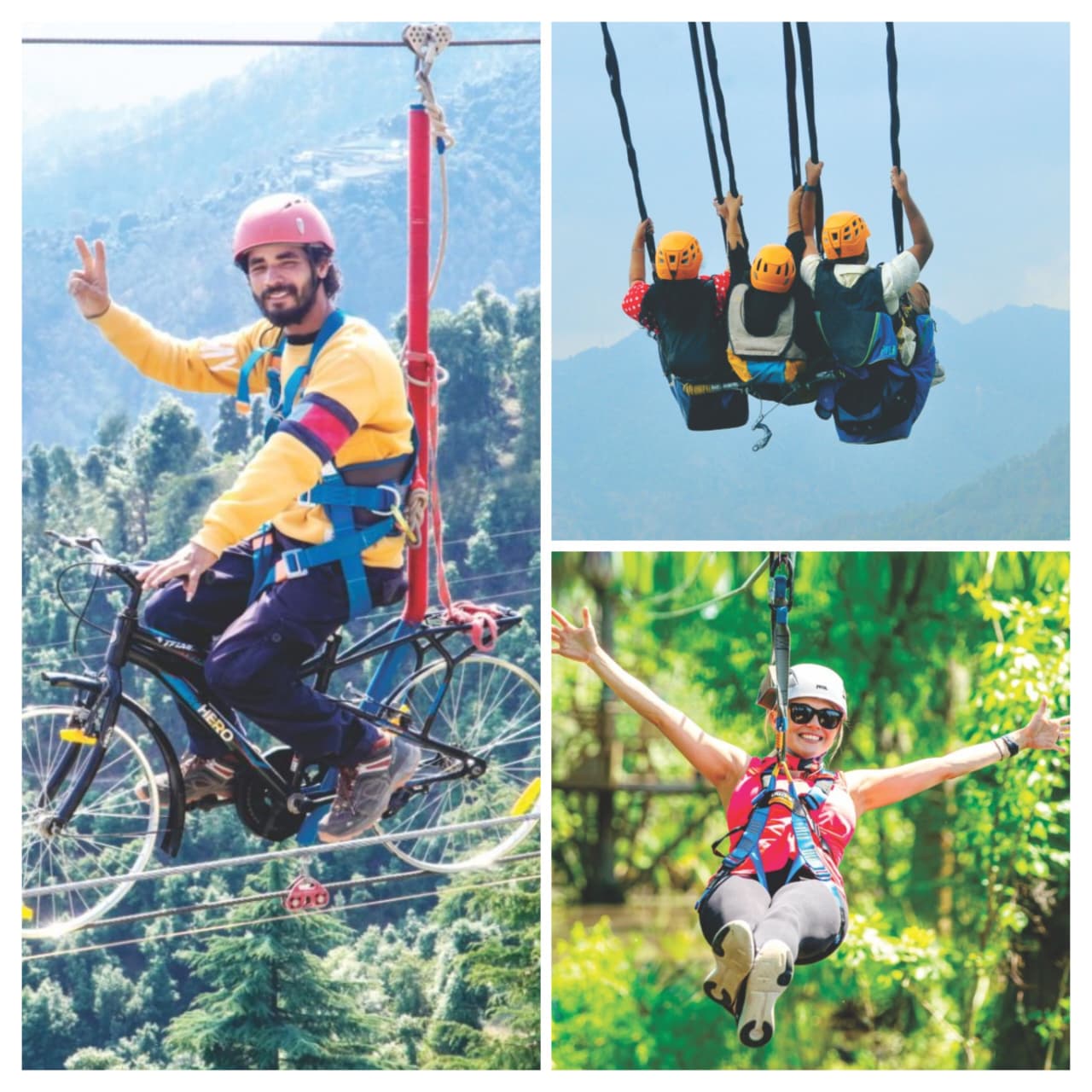 Combo 1 (Giant Swing + Sky Cycling + Zip Line) – Kanatal Outdoor Adventure – Mussoorie — photo 1