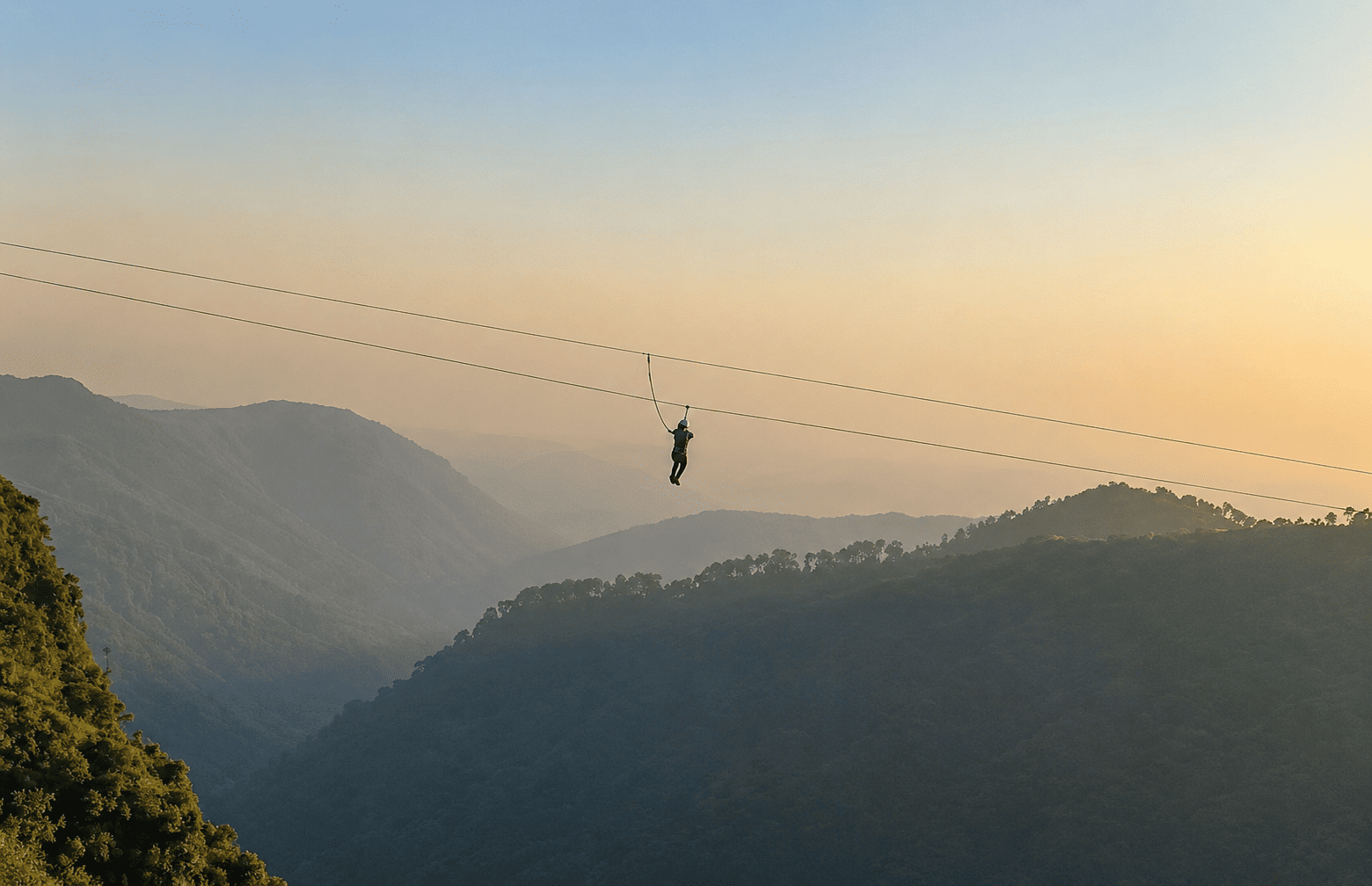 Zipline (600 M) – HighFly Adventure Park – Mussoorie — photo 1
