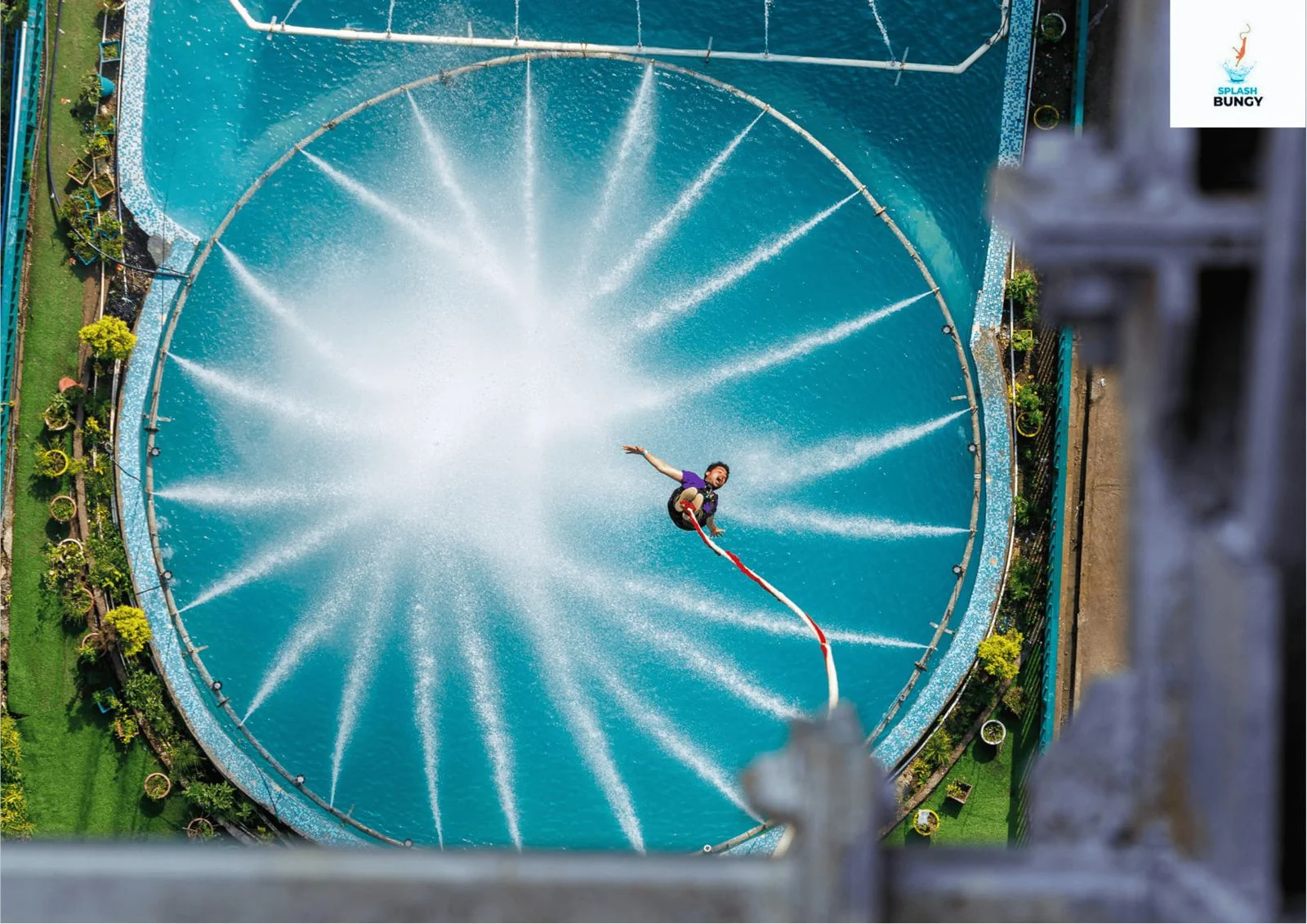 Splash Bungy activity in Rishikesh for adventure sports lovers