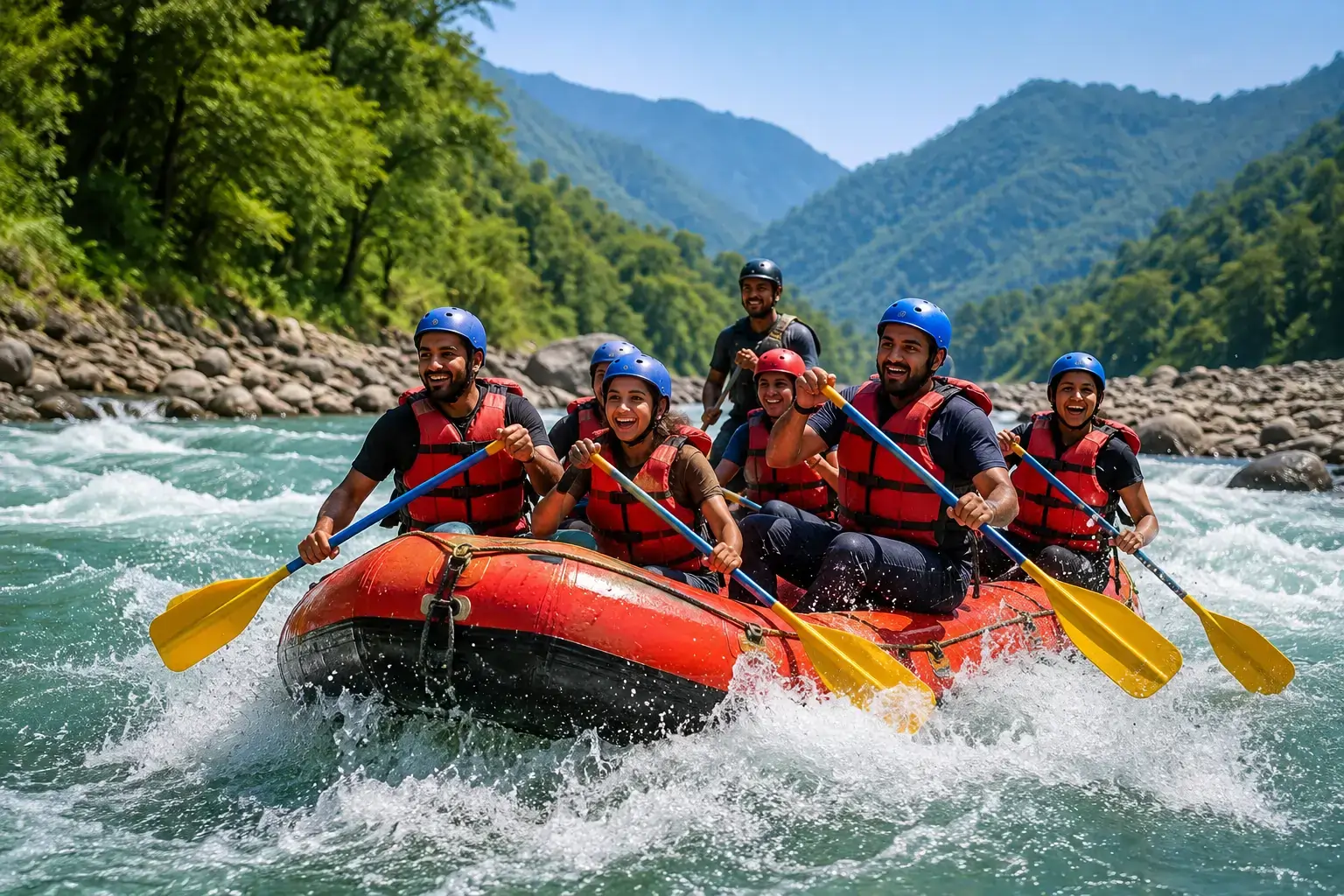 Safe River Rafting in Rishikesh