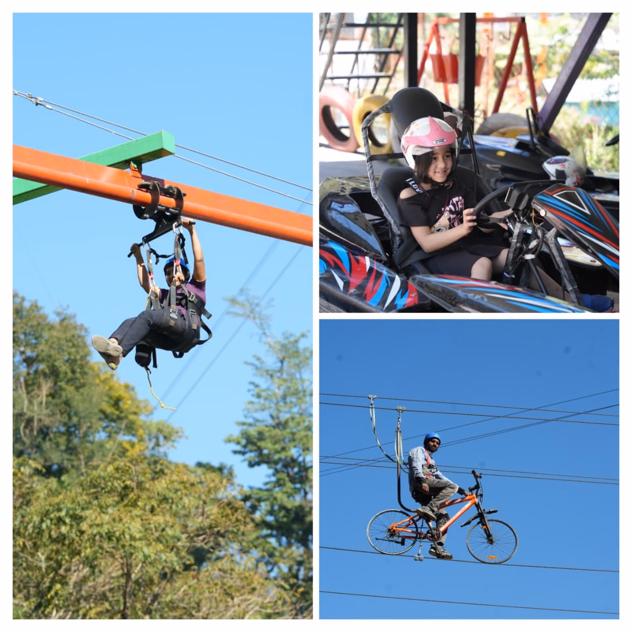 HAP Combo 2 : Roller Coaster Zipline + Sky Cycle + Go-Kart (3 Rounds) — activity photo