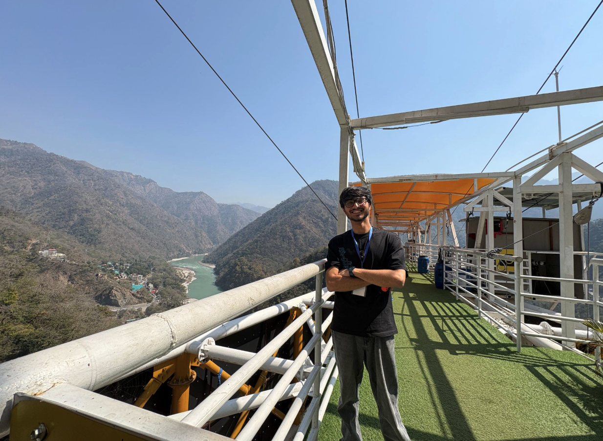 Himalayan Bungee tower in Rishikesh