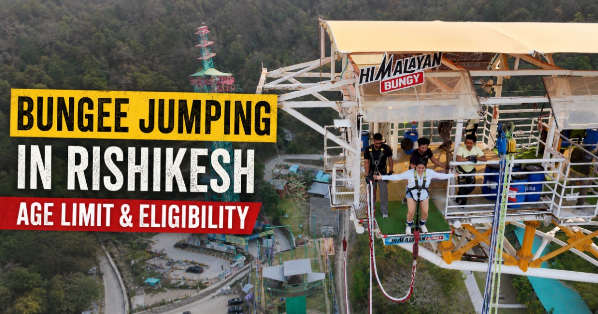 Bungee jumping in Rishikesh age limit
