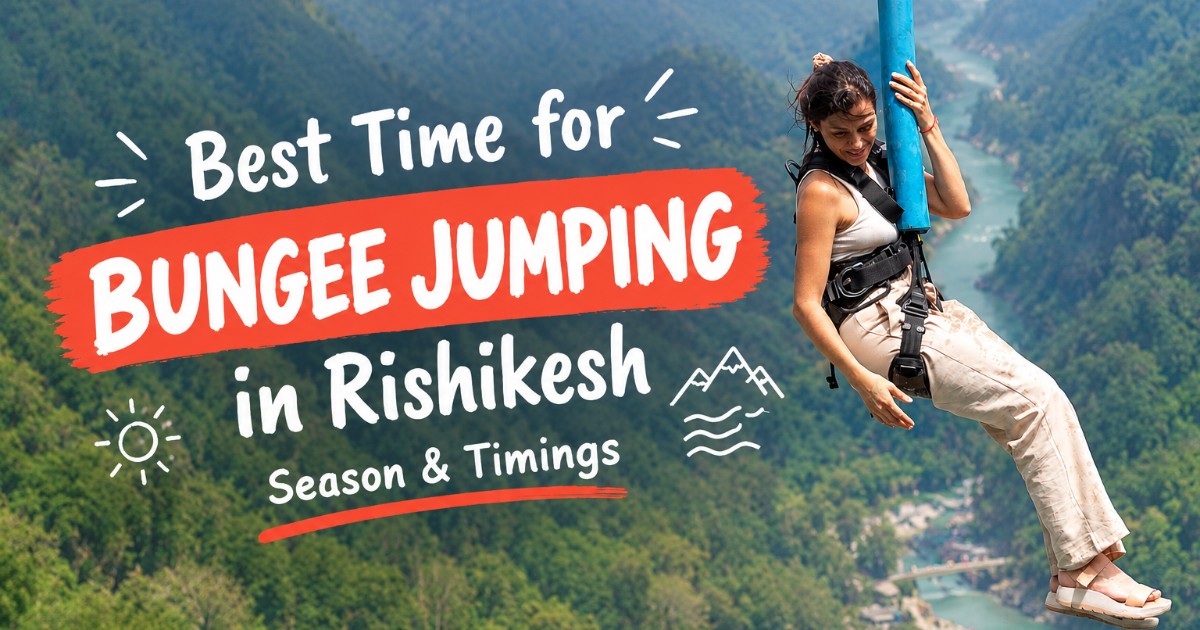 Best time for bungee jumping in Rishikesh