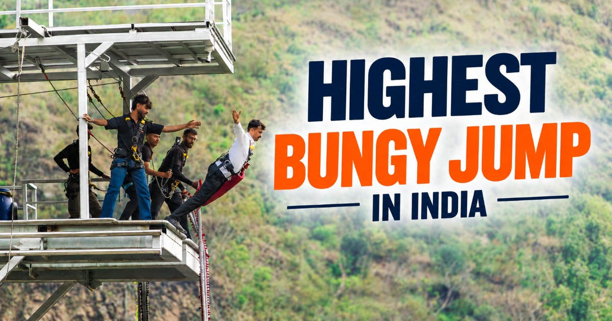 Highest Bungy Jump in India at Maa Ganga Bungee in Devprayag
