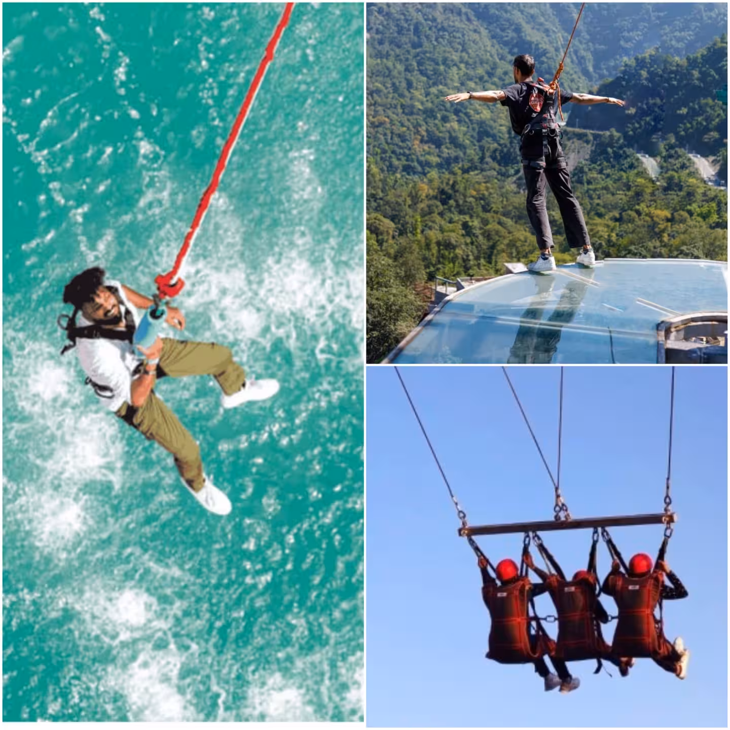 Combo 3 (Splash Bungee (109) + Tower Top Swing + Skywalk) – Rishikesh — photo 1