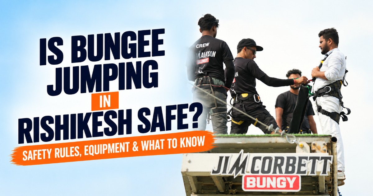 Is Bungee Jumping in Rishikesh Safe Banner