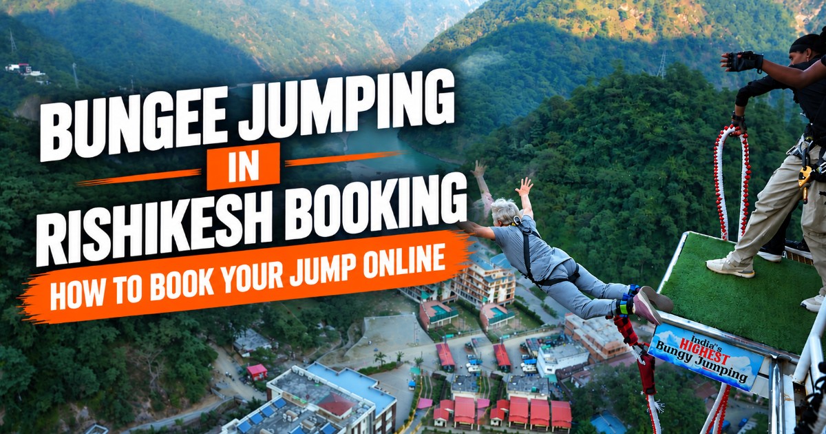 Bungee Jumping in Rishikesh Booking How to Book Your Jump Online Banner Banner