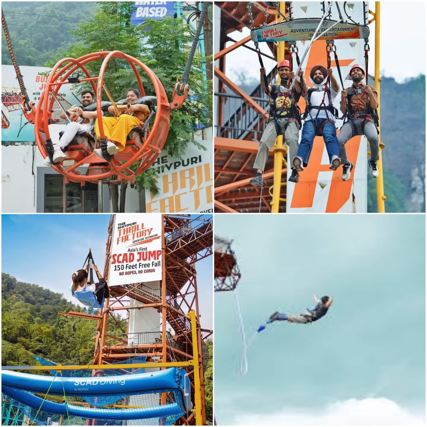 Thrill Combo 1 (Bungee Jump + Giant Swing + Reverse Bungee + SCAD Jump) — activity photo