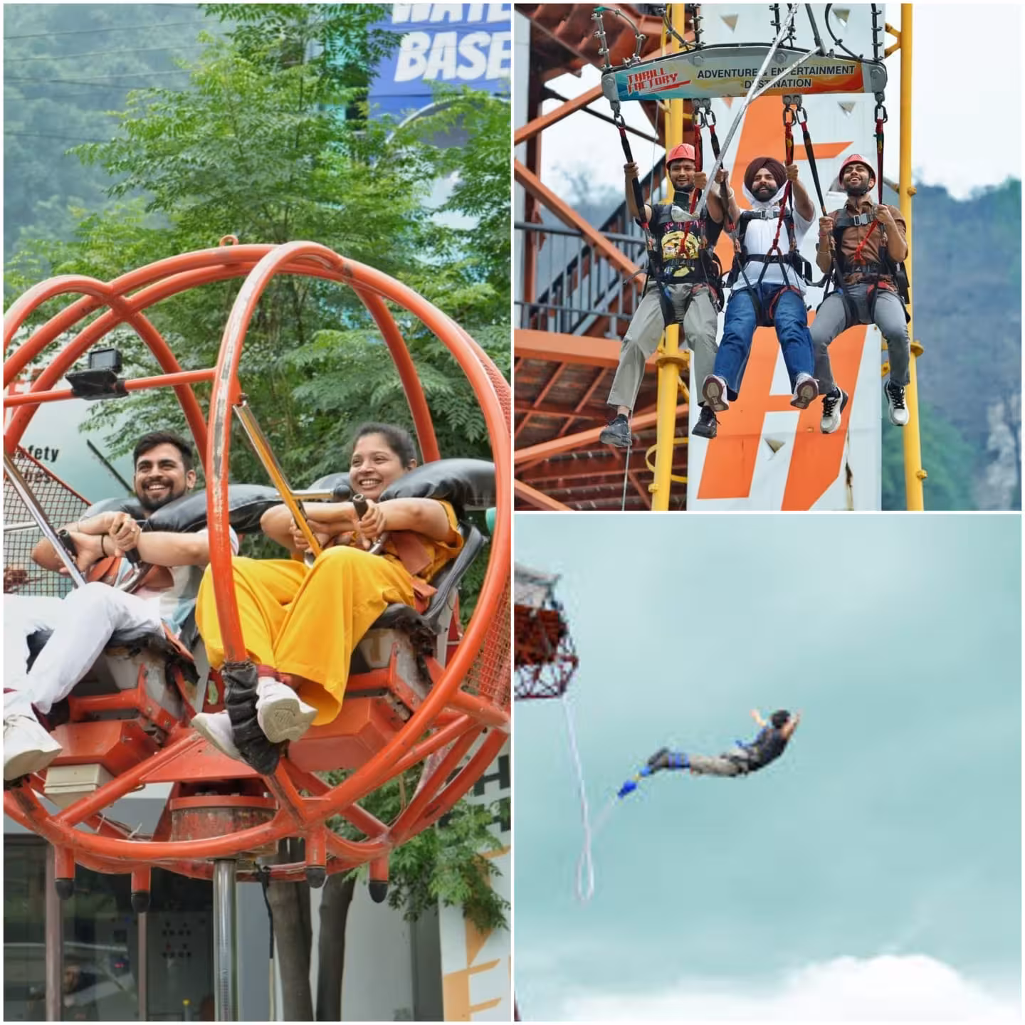 Thrill combo 2.3 (Bungee + Giant Swing + Reverse bungy) – Rishikesh — photo 1