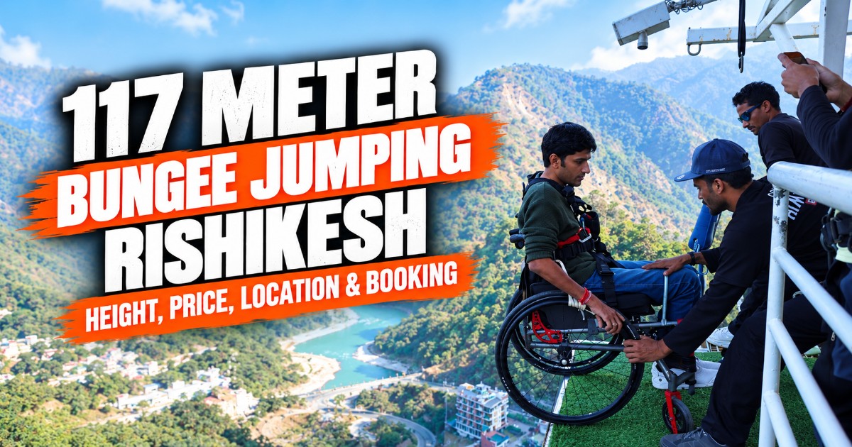 117 Meter Bungee Jumping Rishikesh banner