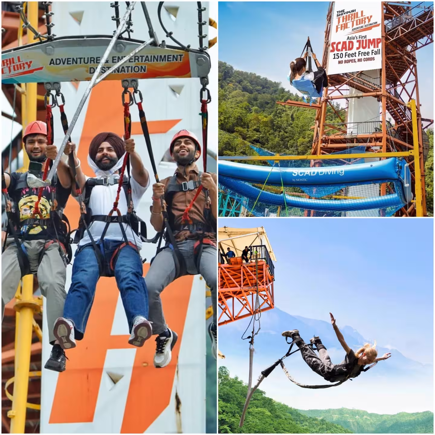 Thrill Combo 2.2 (Bungee Jump + Giant Swing + SCAD Jump) – Rishikesh — photo 1