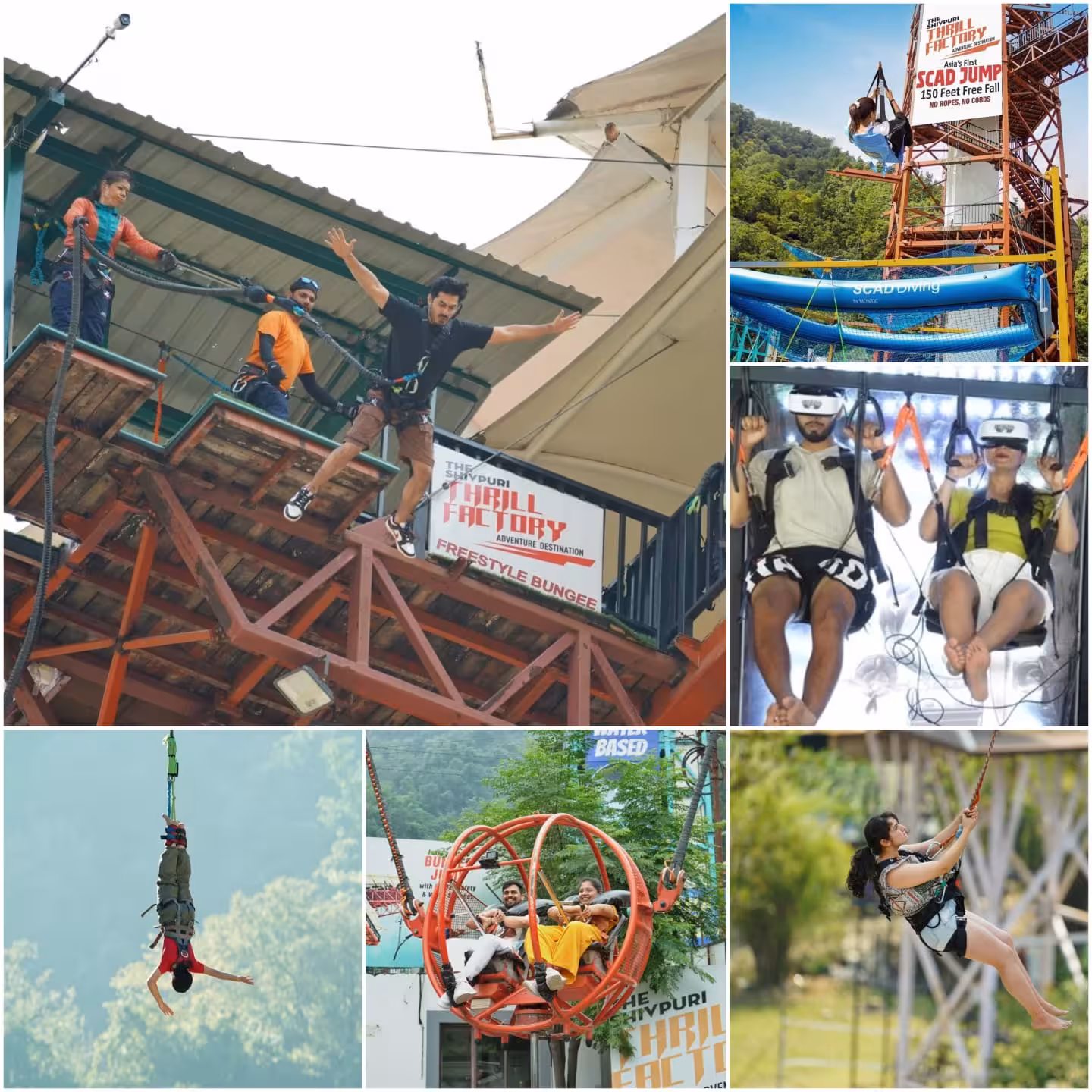Thrill Combo 1.1 (Bungee Jump + SCAD Jump + Free Style Bungee + Reverse Bungee + Rope Bungee + VR Bungee)) — activity photo