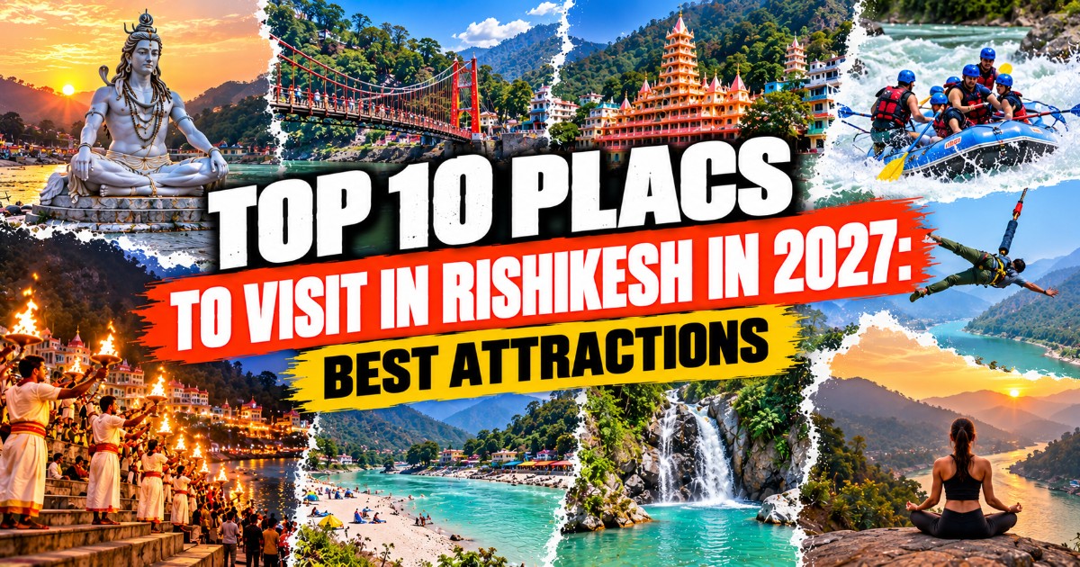 Top 10 Places to Visit in Rishikesh in 2027 Banner