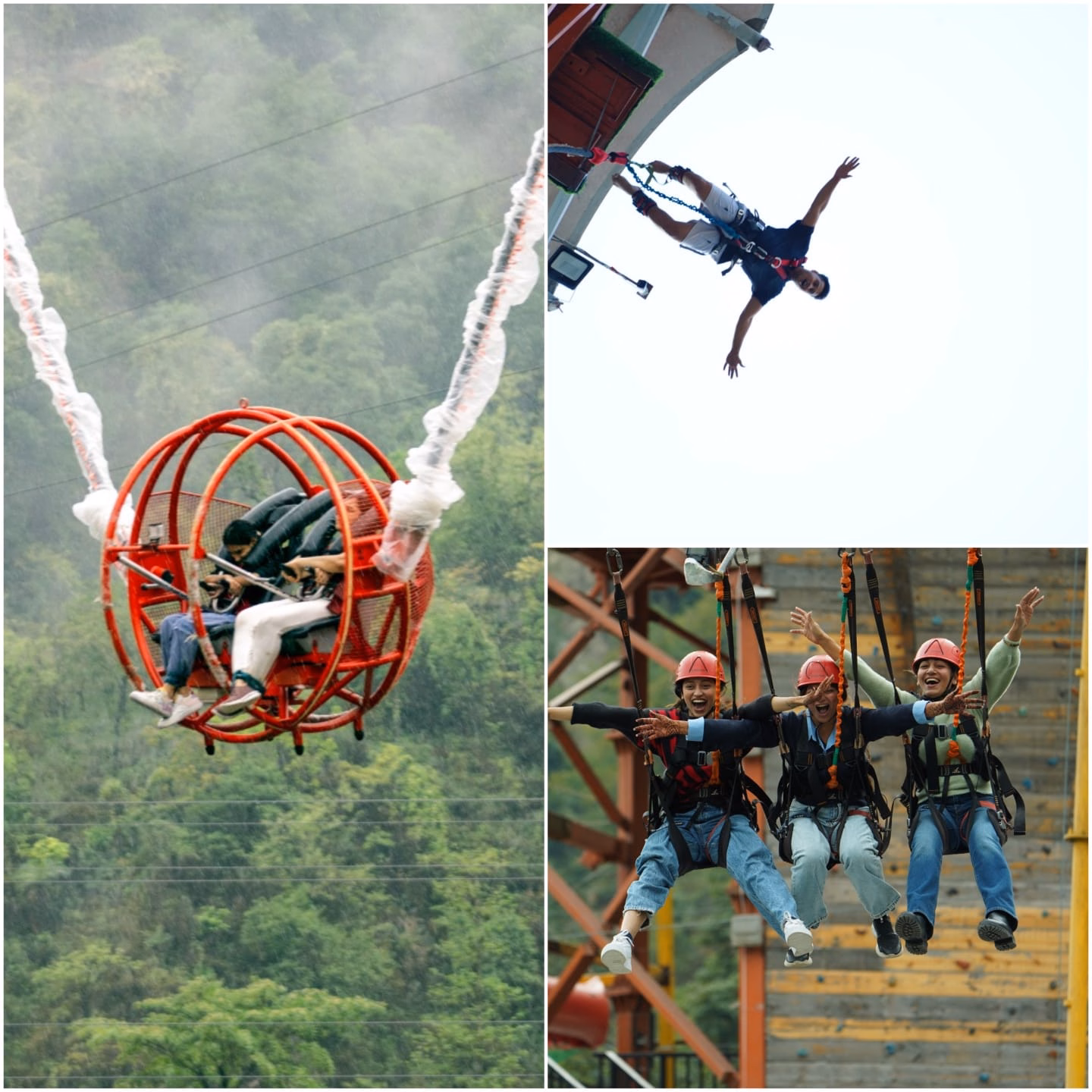 Thrill combo 2.3 (Bungee + Giant Swing + Reverse bungy) — activity photo