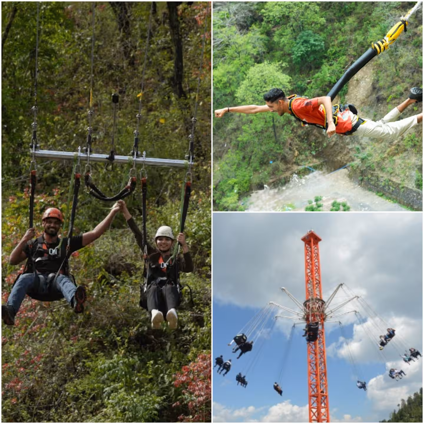 Freestyle 111m + Giant Swing 113m + Sky Swinger – Rishikesh — photo 1