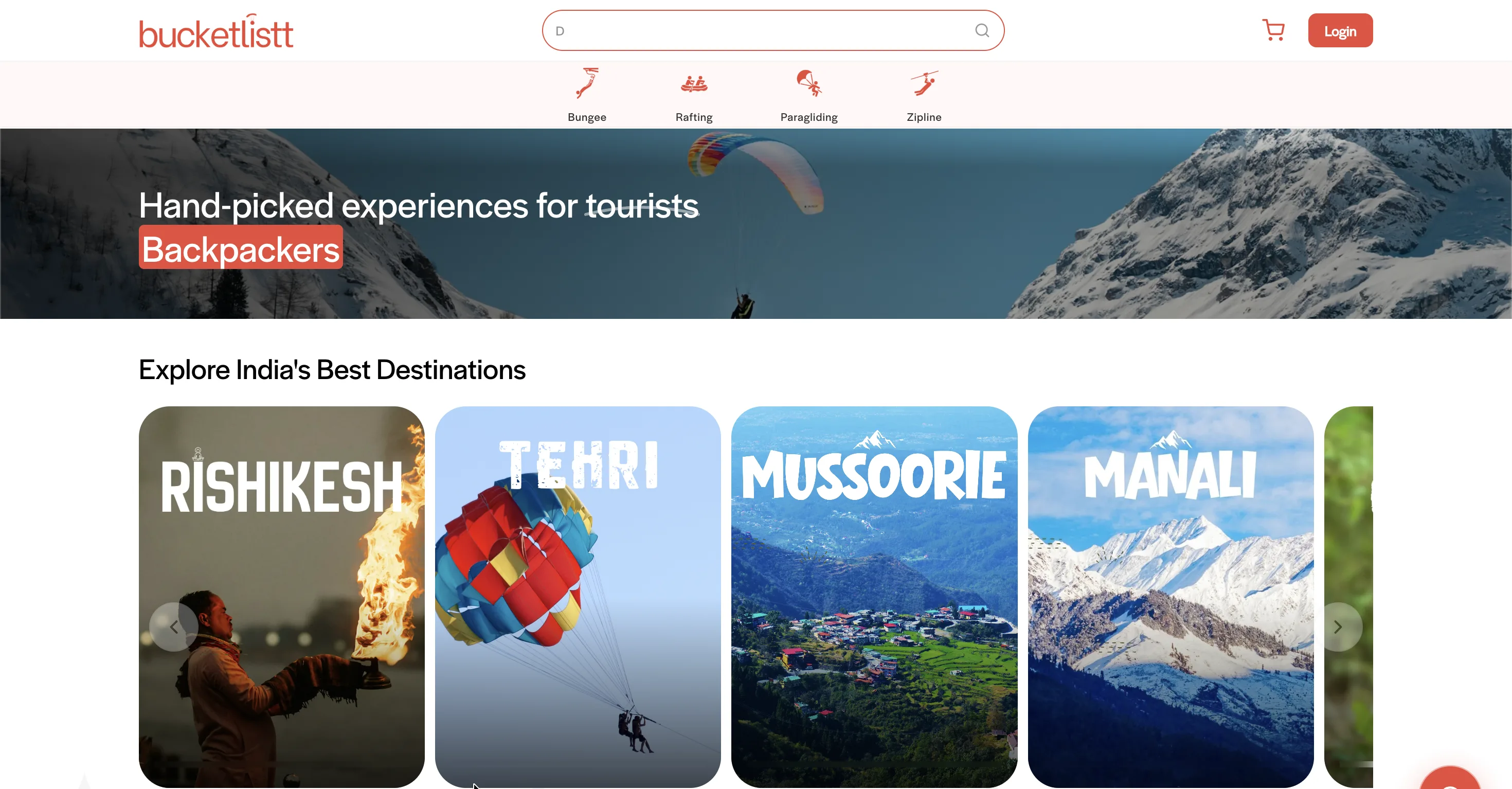 adventure booking platforms, adventure online booking in india