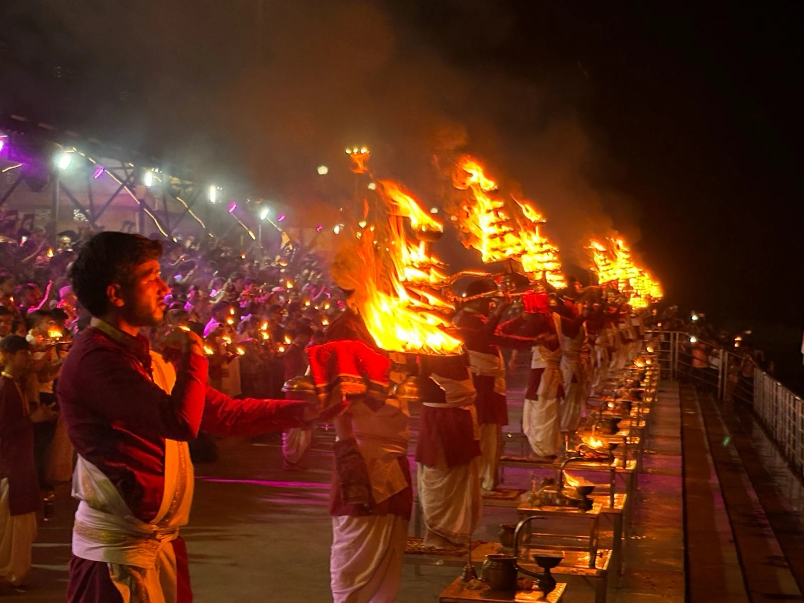 Front Row Seats at Ganga Aarti (Triveni ghat) – The%20adventure%20capital — gallery image 2