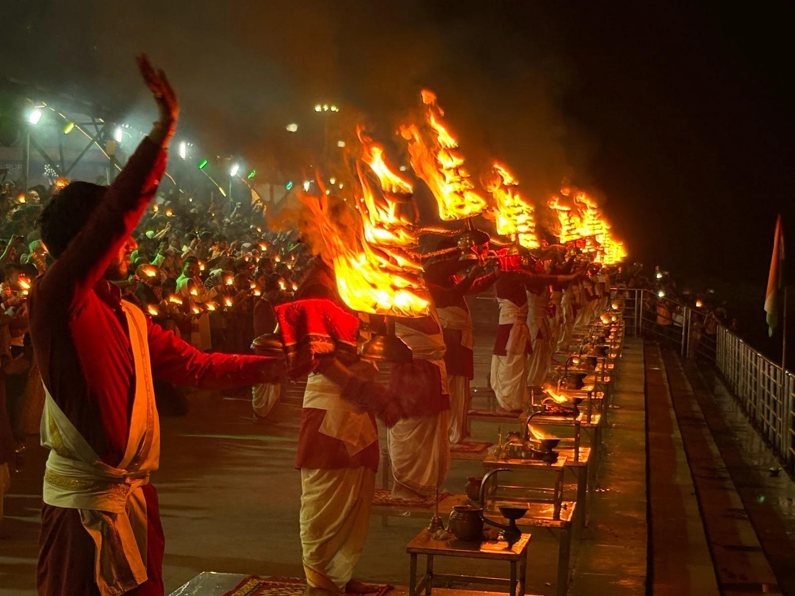 Front Row Seats at Ganga Aarti (Triveni ghat) – The%20adventure%20capital — gallery image 4