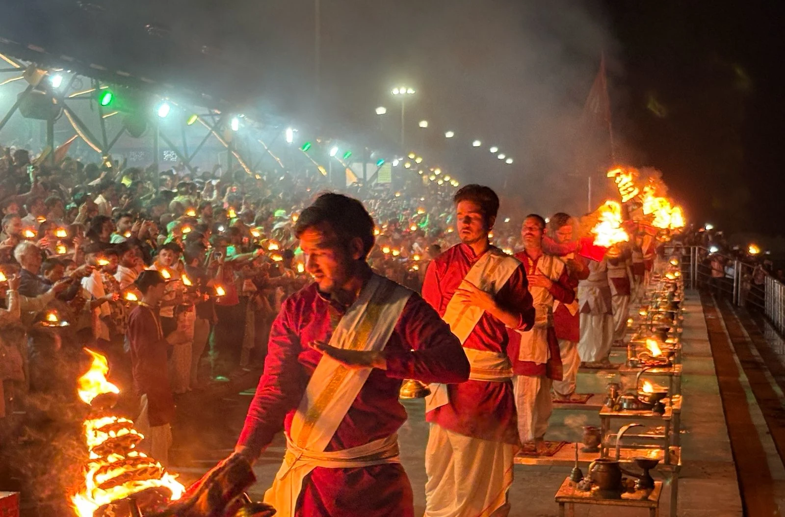 Front Row Seats at Ganga Aarti (Triveni ghat) – The%20adventure%20capital — gallery image 5